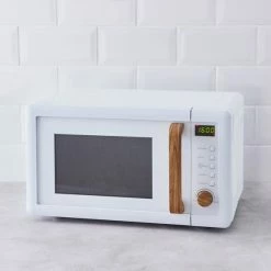 Dunelm White Contemporary Microwave