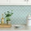 Fine Décor Wallpaper Shell Blue Self Adhesive Backsplash Tiles -Hot Sale rugs Shop 30704052