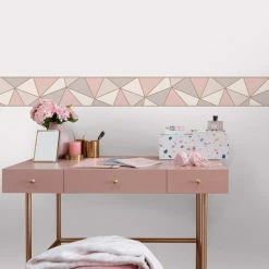 Fine Décor Wallpaper Apex Rose Gold Border
