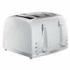 Russell Hobbs Honeycomb 4 Slice Toaster White -Hot Sale rugs Shop 30713878