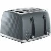 Russell Hobbs Honeycomb 4 Slice Toaster Grey -Hot Sale rugs Shop 30713880