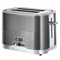Russell Hobbs Geo Steel 2 Slice Toaster