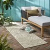 Dunelm Tropical Leaves Indoor Outdoor Runner -Hot Sale rugs Shop 30715062
