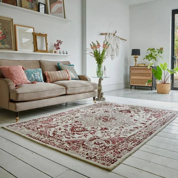Dunelm Exclusive Tara Traditional Wool Rug 3 Dunelm Exclusive Tara Traditional Wool Rug