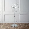 Dunelm 16" Chrome Pedestal Fan -Hot Sale rugs Shop 30720799