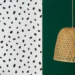 Dunelm Spot Monochrome Wallpaper -Hot Sale rugs Shop 30723980 alt02