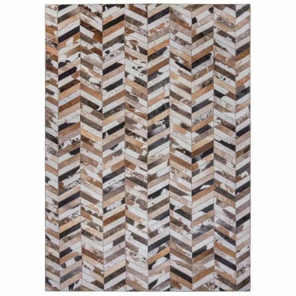 Dunelm Jesse Faux Cowhide Rug 4 Dunelm Jesse Faux Cowhide Rug - Image 2