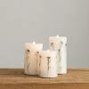 Dunelm Pack Of 3 Lavender Inclusion LED Candles -Hot Sale rugs Shop 30734431