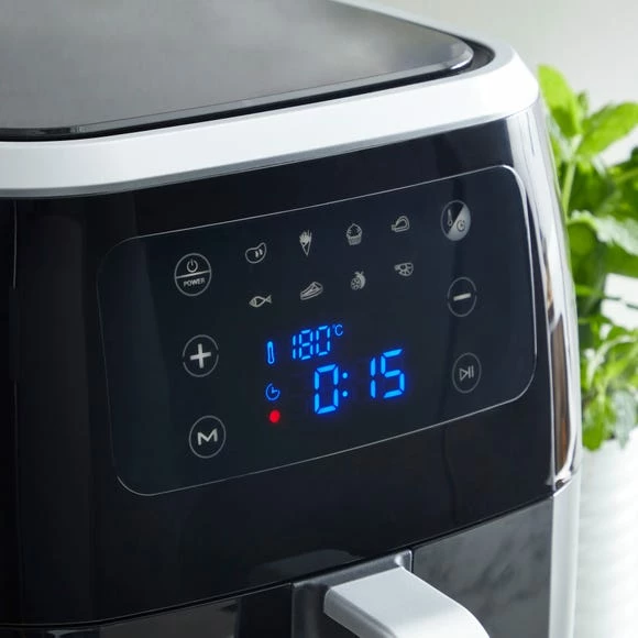 Dunelm Digital 6L Black Air Fryer 4 Dunelm Digital 6L Black Air Fryer - Image 2