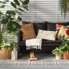 Dunelm Casablanca Monochrome Indoor Outdoor Runner -Hot Sale rugs Shop 30741498