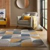 Dunelm Retro Geo Rug -Hot Sale rugs Shop 30745099