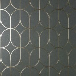 Fine Décor Wallpaper Platinum Rosco Trellis Charcoal Foil Wallpaper 6 Fine Décor Wallpaper Platinum Rosco Trellis Charcoal Foil Wallpaper -Hot Sale rugs Shop 30747094 alt01