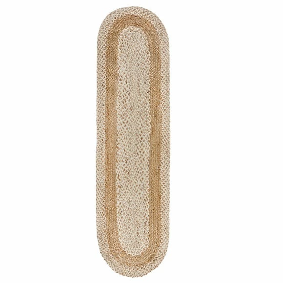 Dunelm Wistow Jute Oval Runner 4 Dunelm Wistow Jute Oval Runner - Image 2