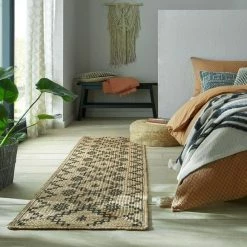 Dunelm Habib Printed Jute Braid Runner