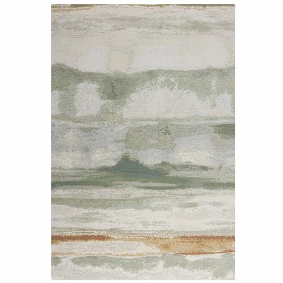 Dunelm Sage Smudge Rug 4 Dunelm Sage Smudge Rug - Image 2