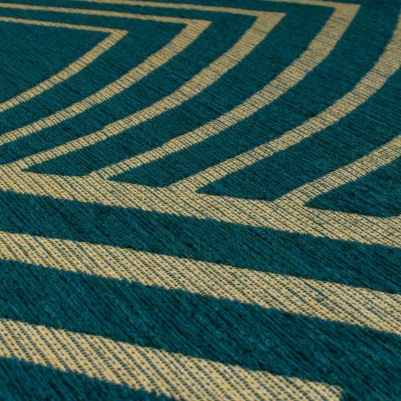 Dunelm Geo Metallic Rug 5 Dunelm Geo Metallic Rug - Image 3