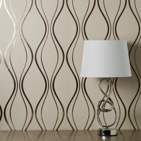 Platinum Rosco Foil Wave Gold Wallpaper 4 Platinum Rosco Foil Wave Gold Wallpaper - Image 2