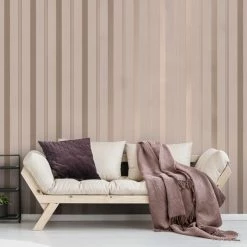 Platinum Rosco Foil Stripe Blush Wallpaper -Hot Sale rugs Shop 30756997 alt01