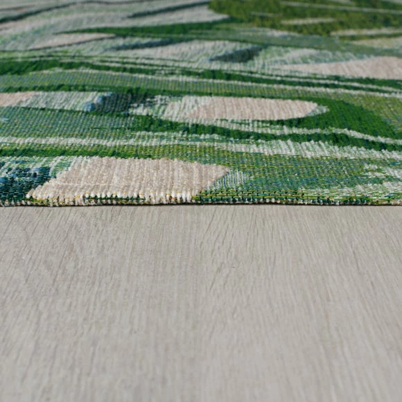 Dunelm Jungle Palm Chenille Rug 6 Dunelm Jungle Palm Chenille Rug - Image 4