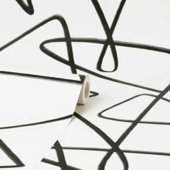 Dunelm Mono Curves Wallpaper -Hot Sale rugs Shop 30757313 alt02