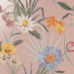 Dunelm Tropical Floral Blush Wallpaper -Hot Sale rugs Shop 30757412 alt01