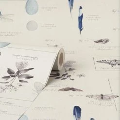 Natural History Museum Nature’s Study White Wallpaper -Hot Sale rugs Shop 30757434 alt02