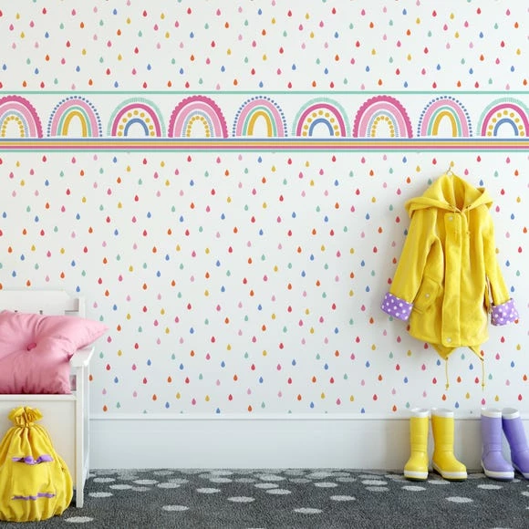 Dunelm Rainbow Wallpaper Border 3 Dunelm Rainbow Wallpaper Border