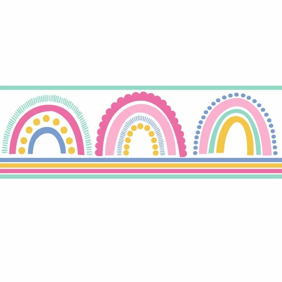 Dunelm Rainbow Wallpaper Border 5 Dunelm Rainbow Wallpaper Border - Image 3