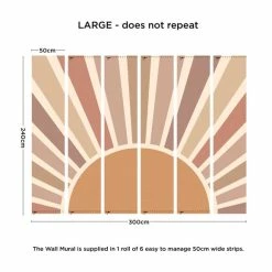 Dunelm Sunburst Mural -Hot Sale rugs Shop 30759965 alt02