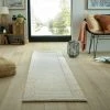 Dunelm Pebble Wool Border Runner -Hot Sale rugs Shop 30760058