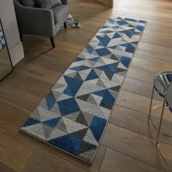 Dunelm Geo Squares Runner