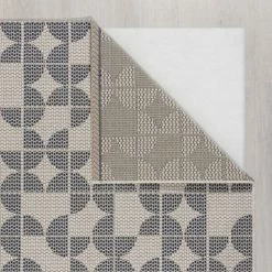 Dunelm Geo Circles Indoor Outdoor Square Rug -Hot Sale rugs Shop 30762431 alt04