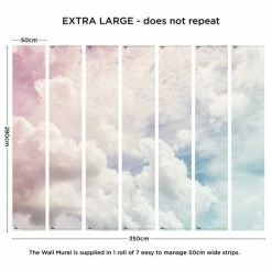 Dunelm Dreamscape Clouds Wall Mural -Hot Sale rugs Shop 30764159 alt02