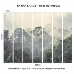 Dunelm Rainforest Mural Wallpaper -Hot Sale rugs Shop 30764164 alt02