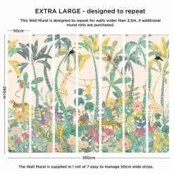 Dunelm Equatorial Jungle Mural -Hot Sale rugs Shop 30764168 alt02