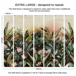 Dunelm Vintage Jungle Mural 9 Dunelm Vintage Jungle Mural -Hot Sale rugs Shop 30764175 alt02