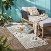 Dunelm Purity Tile Indoor Outdoor Runner -Hot Sale rugs Shop 30764695