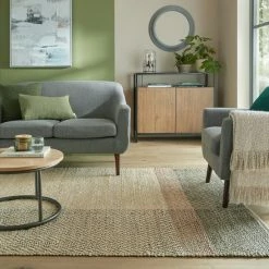 Dunelm Novis Herringbone Jute Flatweave Rug