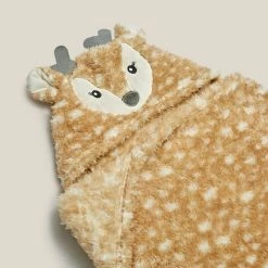 Dunelm Darcie The Deer Hooded Blanket -Hot Sale rugs Shop 30770093 alt03