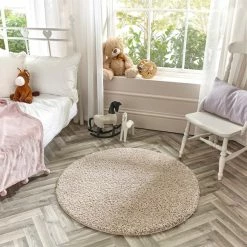 Marvel Mat Marvel Shaggy Washable Circle Rug