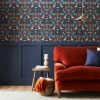 Dunelm Ruskin Navy Wallpaper -Hot Sale rugs Shop 30770287