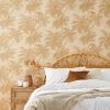 Dunelm Palm Print Natural Wallpaper -Hot Sale rugs Shop 30770687