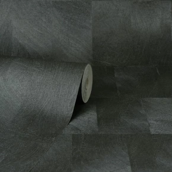 Dunelm Textured Vinyl Square Black Wallpaper 5 Dunelm Textured Vinyl Square Black Wallpaper - Image 3