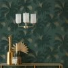 Dunelm Palm Print Emerald Green Wallpaper -Hot Sale rugs Shop 30770738