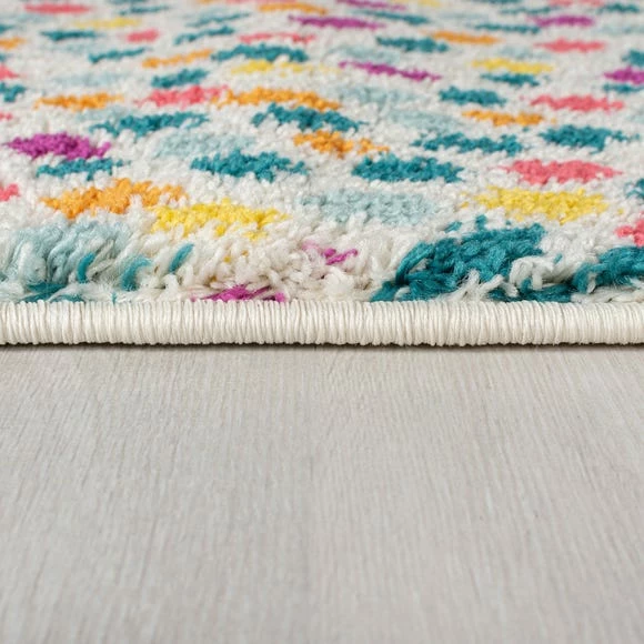 Dunelm Rainbow Spot Berber Rug 6 Dunelm Rainbow Spot Berber Rug - Image 4