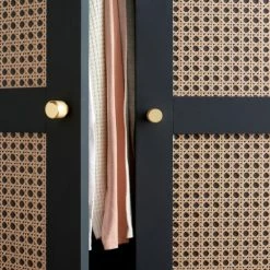 Brewster Cane Charcoal Natural Self Adhesive Wallpaper -Hot Sale rugs Shop 30780876 alt05