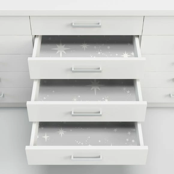 Brewster Scattered Stars Grey Self Adhesive Wallpaper 7 Brewster Scattered Stars Grey Self Adhesive Wallpaper - Image 5