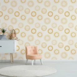 Brewster Suns Self Adhesive Wallpaper