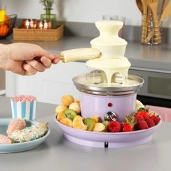 G&P Sorbet Purple Chocolate Fountain With Trays -Hot Sale rugs Shop 30782194 alt03