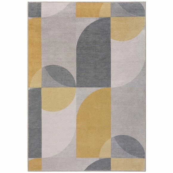 PractiRug Bergen Geo Washable Rug 4 PractiRug Bergen Geo Washable Rug - Image 2